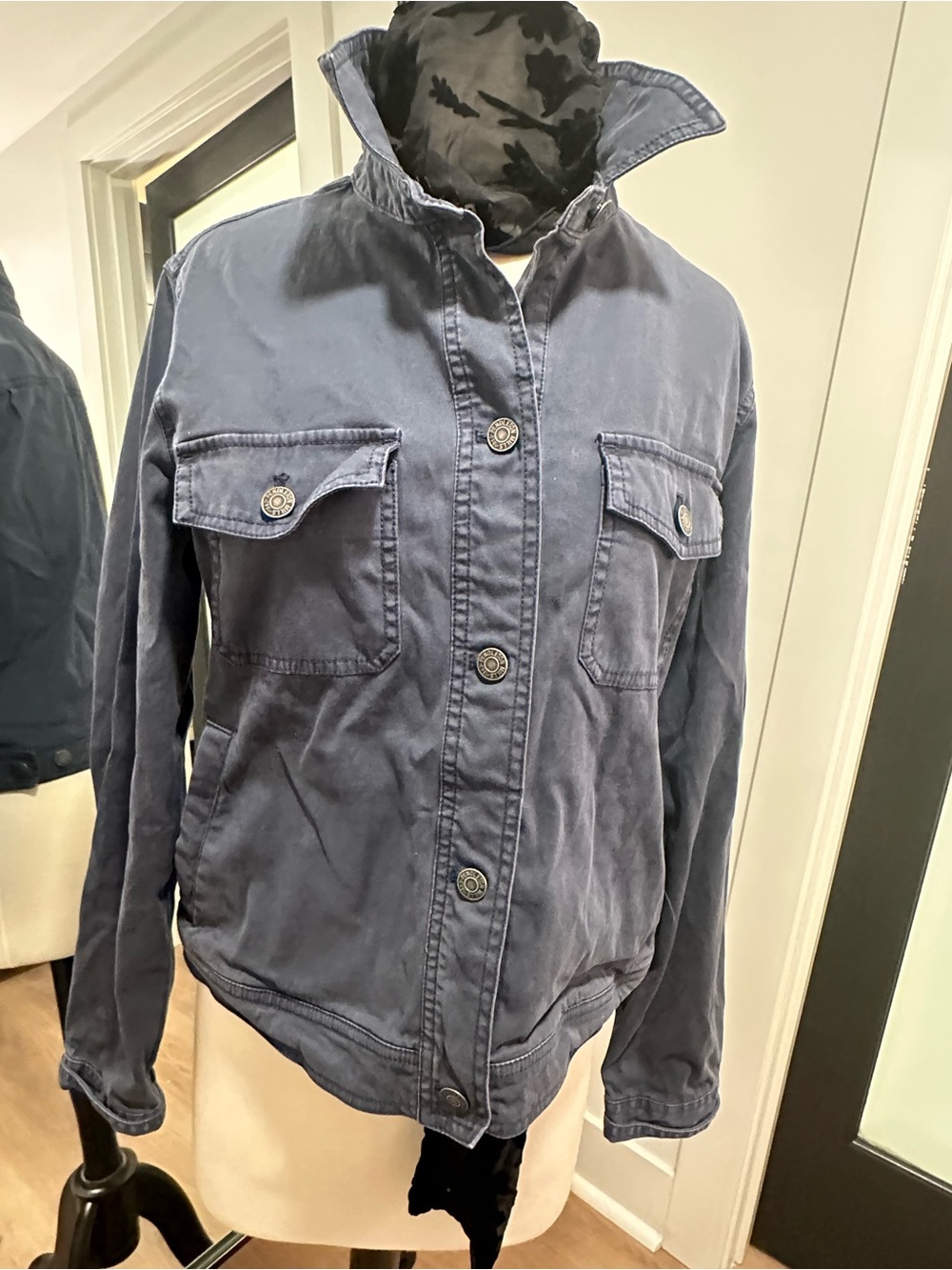 Pendleton Dark Navy Button-Front Jean Jacket